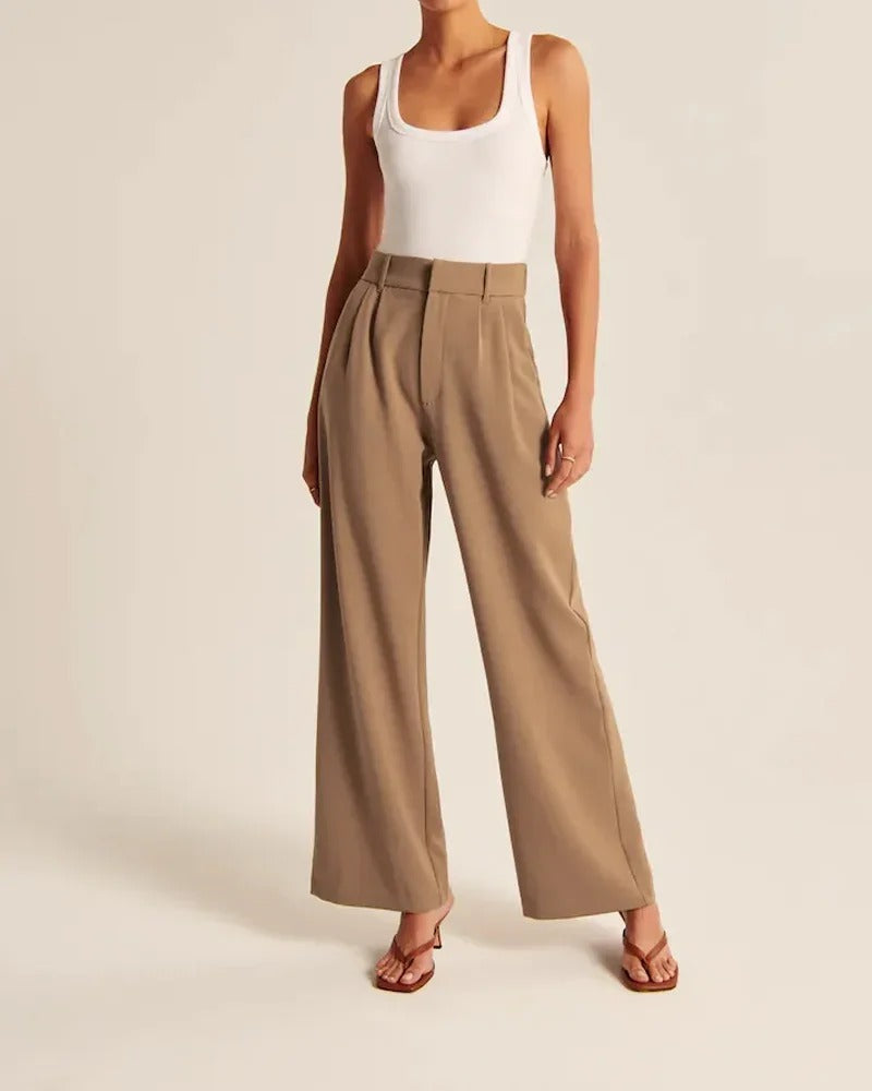 Léonie | Weite High-Waist-Hose