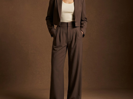 Maëva | Pantalon large taille haute