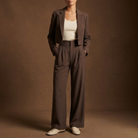 Maëva | High-Waist-Hose mit weitem Bein