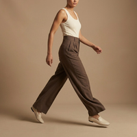 Maëva | High-Waist-Hose mit weitem Bein