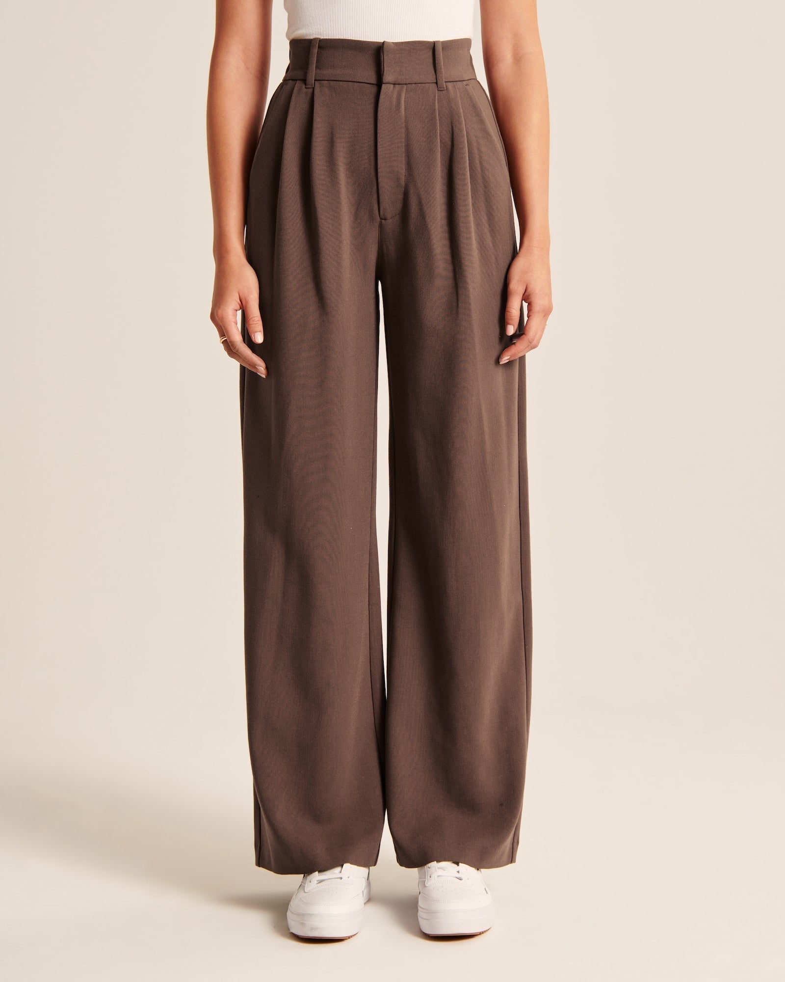 Maëva | High-Waist-Hose mit weitem Bein