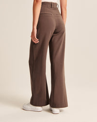 Maëva | High-Waist-Hose mit weitem Bein