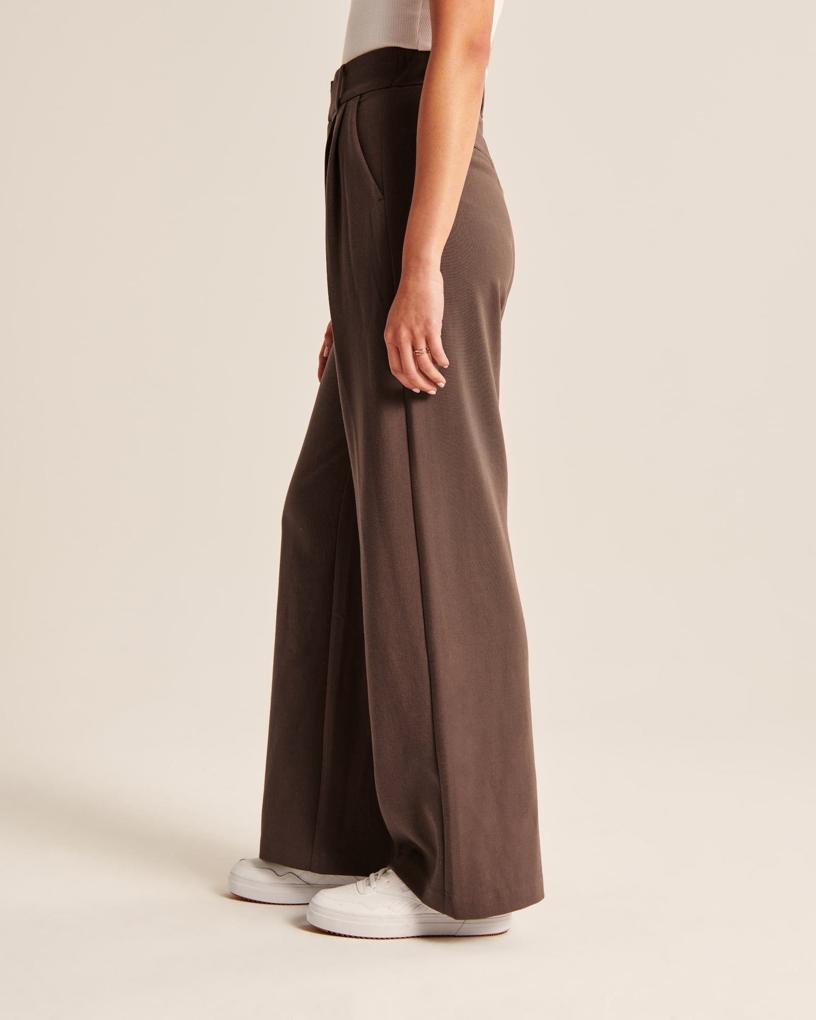 Maëva | High-Waist-Hose mit weitem Bein