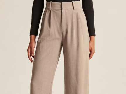 Solène | Pantalon large taille haute