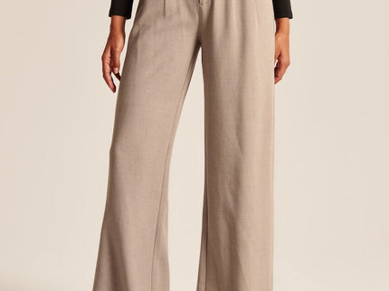 Solène | Pantalon large taille haute