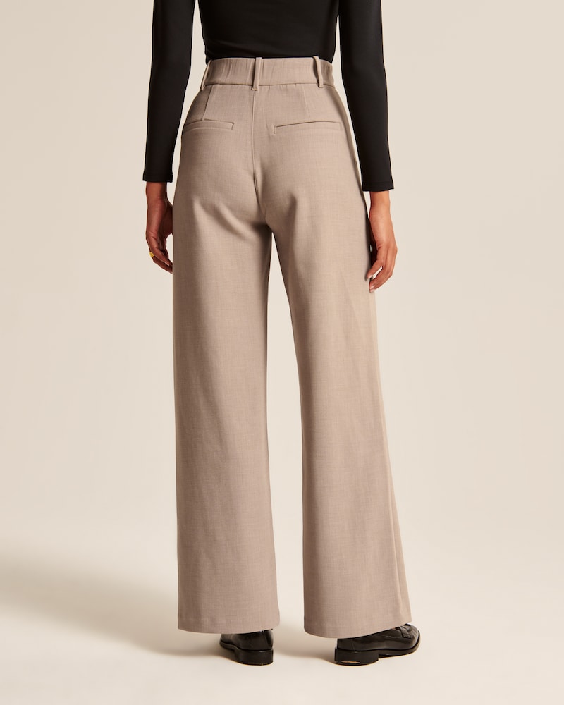 Solène | High-Waist-Hose mit weitem Bein