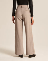 Solène | High-Waist-Hose mit weitem Bein