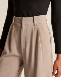 Solène | High-Waist-Hose mit weitem Bein