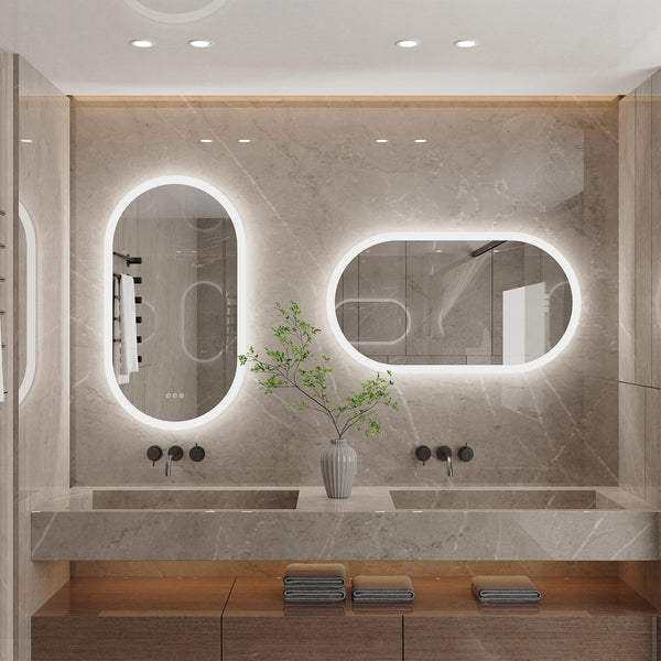 Vue latérale miroir ELVIA – design élégant et certification IP44