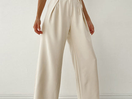 Anaëlle | Pantalon palazzo à taille nouée