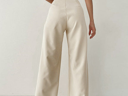 Anaëlle | Pantalon palazzo à taille nouée