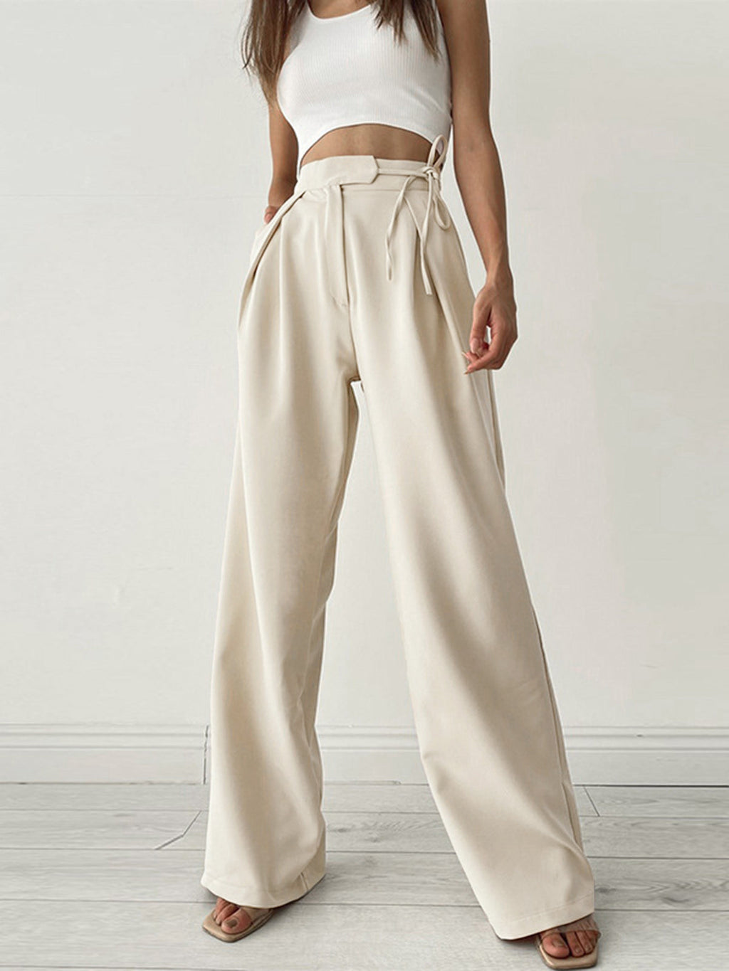 Anaëlle | Palazzo-Hose mit Bindebund