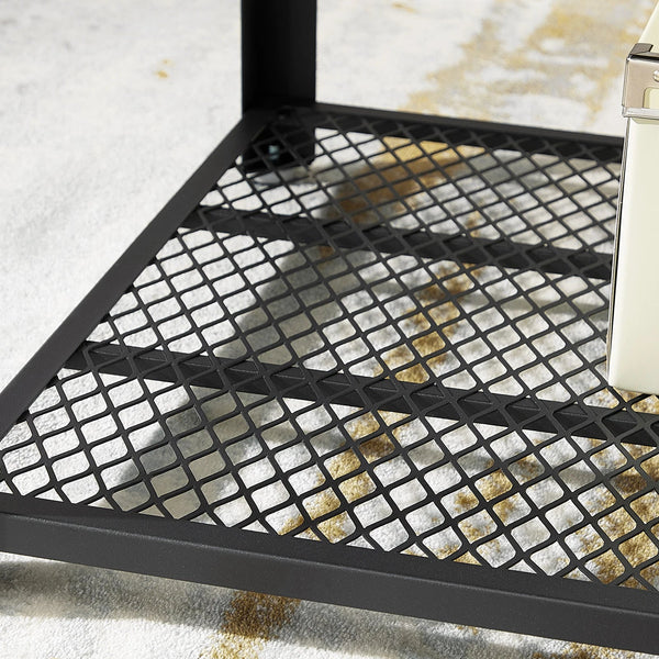 Zoom sur la structure métallique avec pieds réglables de la table WERA