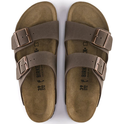 Birkenstock Arizona Birko-Flor Nubuck - Mocha