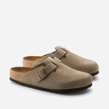 Birkenstock Boston Clog Soft Footbed - Taupe