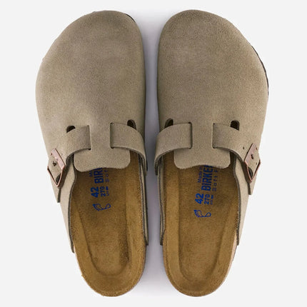 Birkenstock Boston Clog Soft Footbed - Taupe