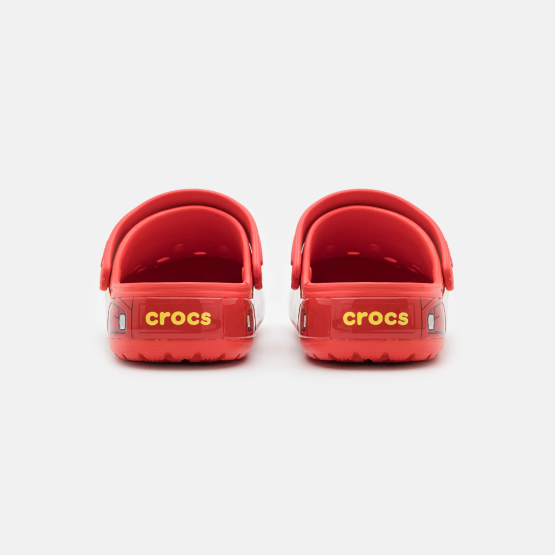 crocs cars rouge adulte derrière rouge