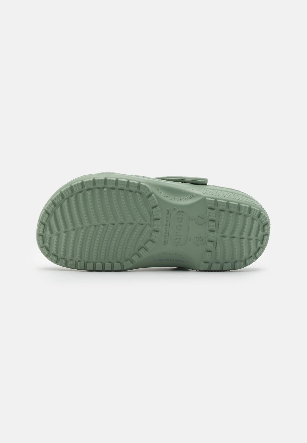 crocs classic clog green 5