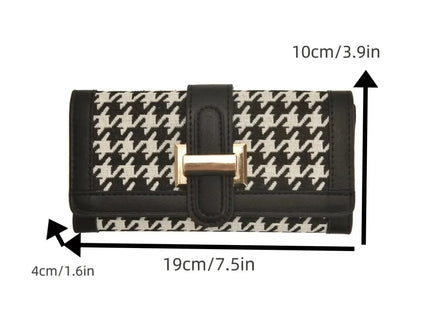 dimension arriere portemonnaie femme noir interieur luci 