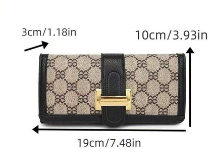 dimension portemonnaie femme beige vu produit luci 
