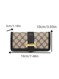dimension portemonnaie femme beige vu produit luci 
