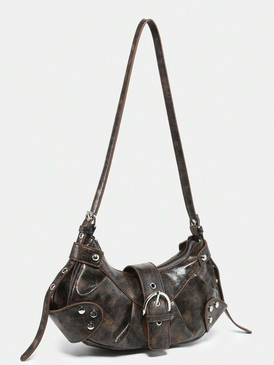 dimension sac en Simili Cuir a bandouliere pour femme marron