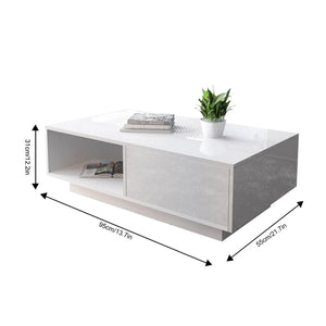 dimension table basse reca table basse blanche rectangulaire