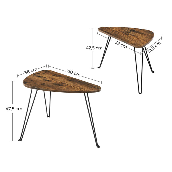 dimension table basse set 