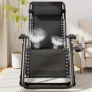 dossier respirant en maille de la chaise longue, soutien ergonomique pour le dos


