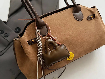 Éloise Faux Suede Baguette Shoulder Handbag