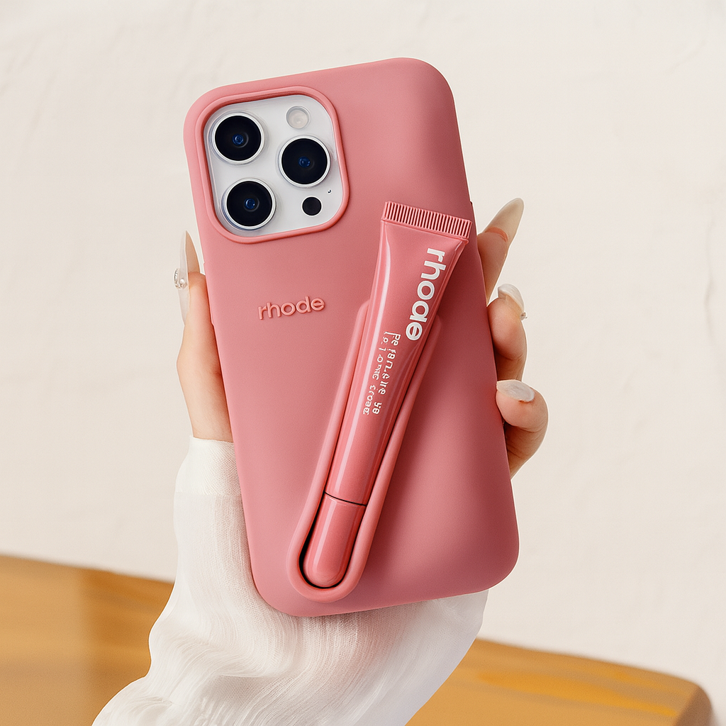 Coque iPhone Lip Case – Silicone lipstick design anti-choc