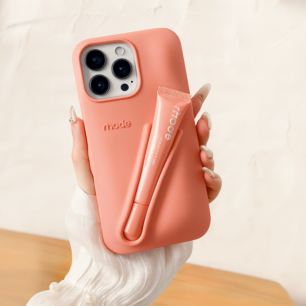Coque iPhone Lip Case – Silicone lipstick design anti-choc