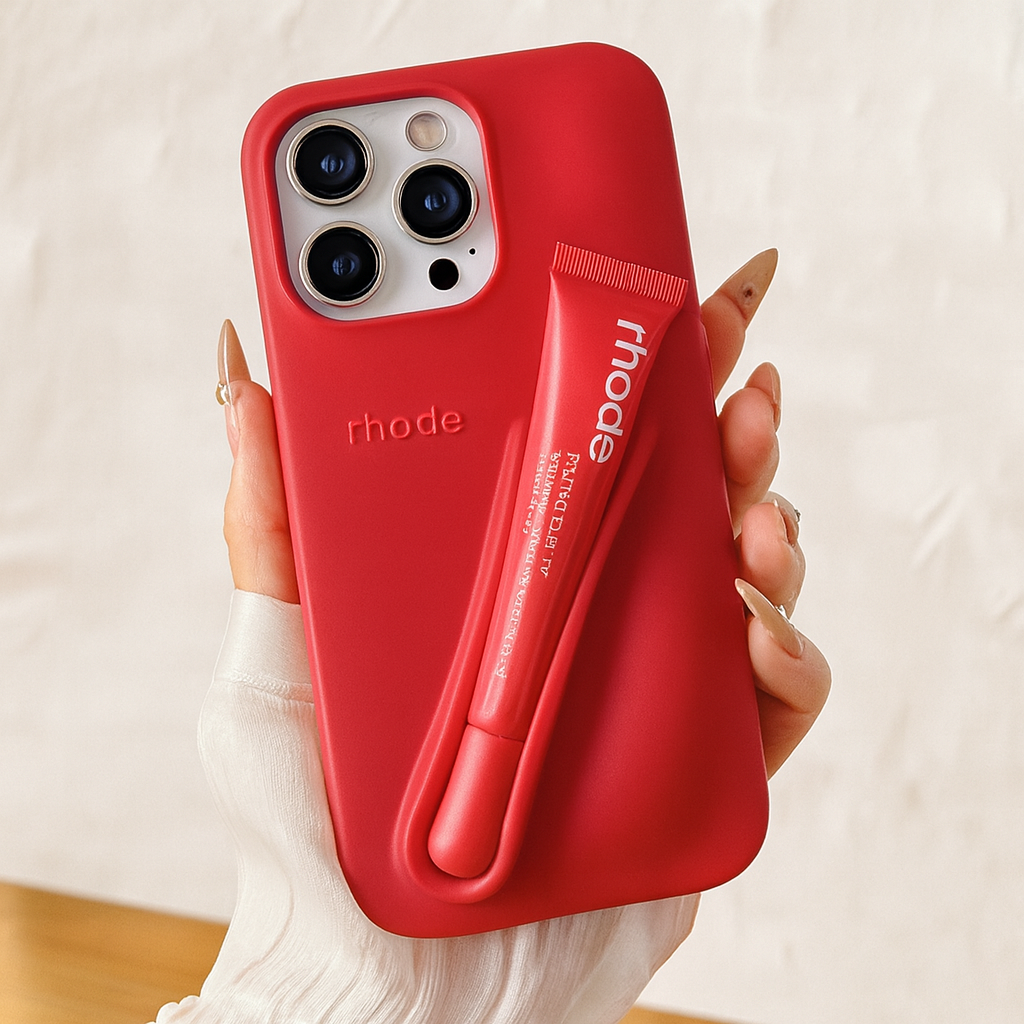 Coque iPhone Lip Case – Silicone lipstick design anti-choc
