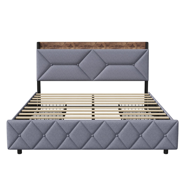 lit LYNO 160x200 cm tête de lit ergonomique avec coussins inclinés