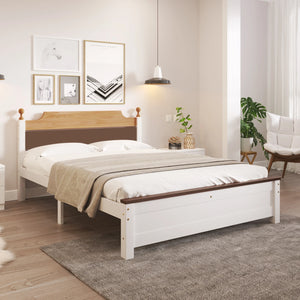 lit double PINO 140x200 cm design classique et moderne