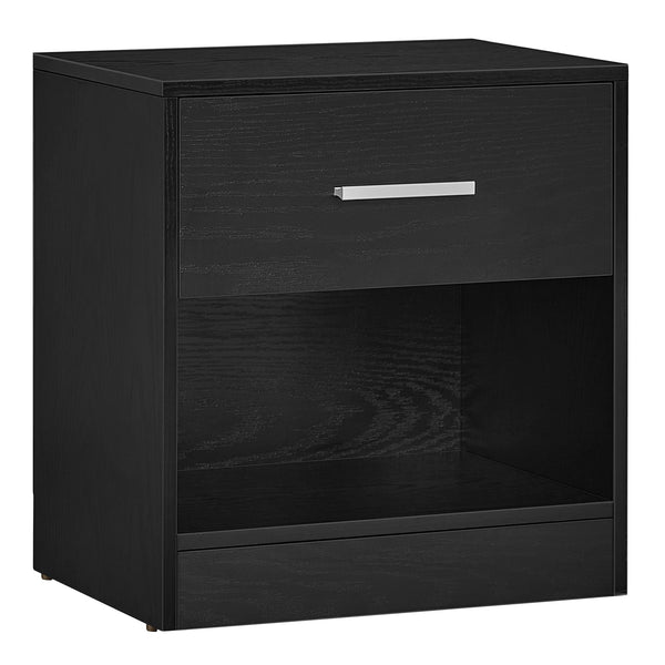 meuble de nuit noir moderne GUIA pour chambre adulte ou ado