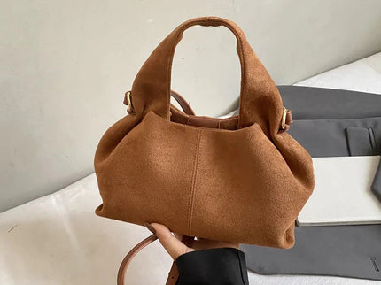 Oréa Faux Suede Cloud Mini Handbag