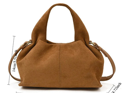 Oréa Faux Suede Cloud Mini Handbag