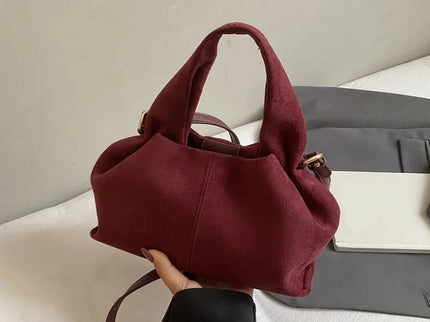 Oréa Faux Suede Cloud Mini Handbag