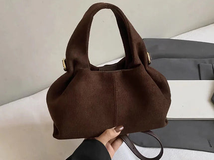 Oréa Faux Suede Cloud Mini Handbag