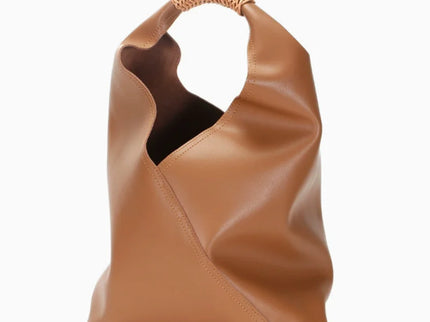 Orla Sculpted Faux Leather Hobo Handbag