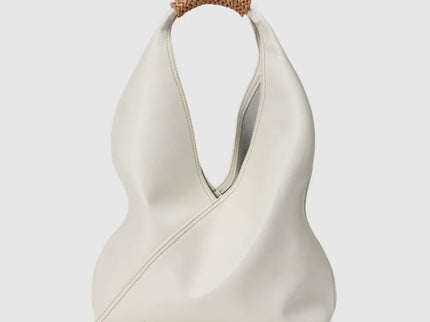 Orla Sculpted Faux Leather Hobo Handbag