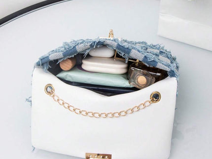 petit sac carré femme fermeture à rabat 3