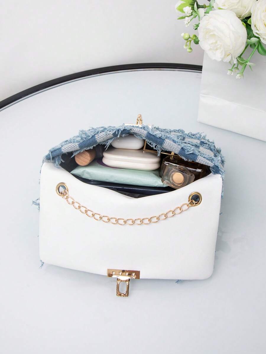 petit sac carré femme fermeture à rabat 3