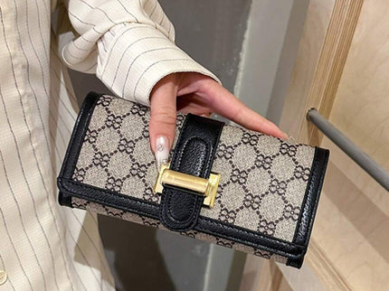 portemonnaie femme beige vu produit luci 6