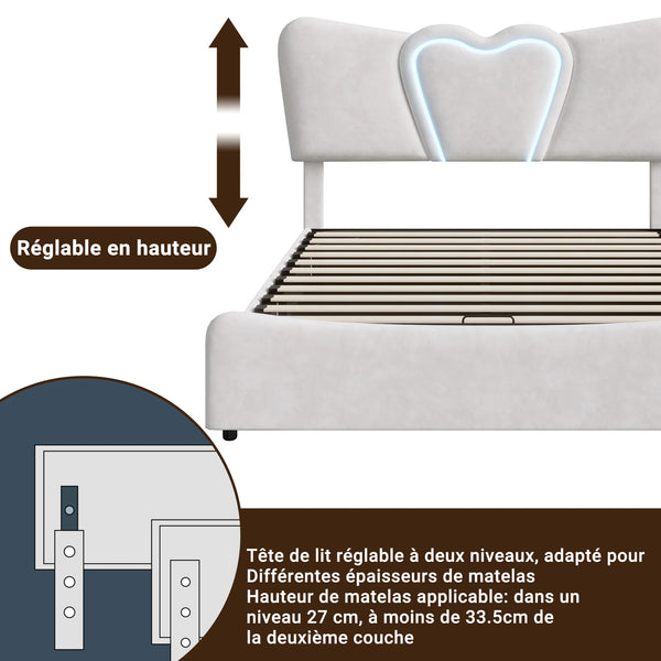 règlement hauteur lit rangement