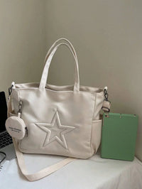 sac cabas en cuir beige pour femme contenance interieur taille sac avec affaire et ordinateur
