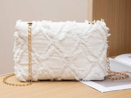 sac femme porté épaule avec chaîne métallique 2