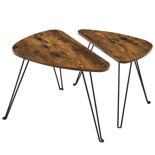 tables d’appoint style industriel pour salon ou chambre
