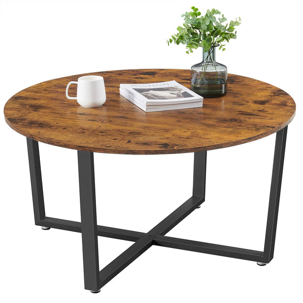 vue de dessus de la table basse JUIA ronde 88 cm